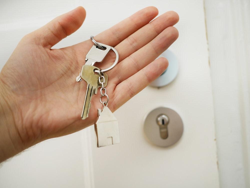 Keys handed over by a property management company in Croydon